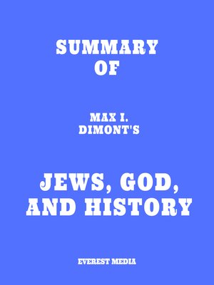 cover image of Summary of Max I. Dimont's Jews, God, and History
